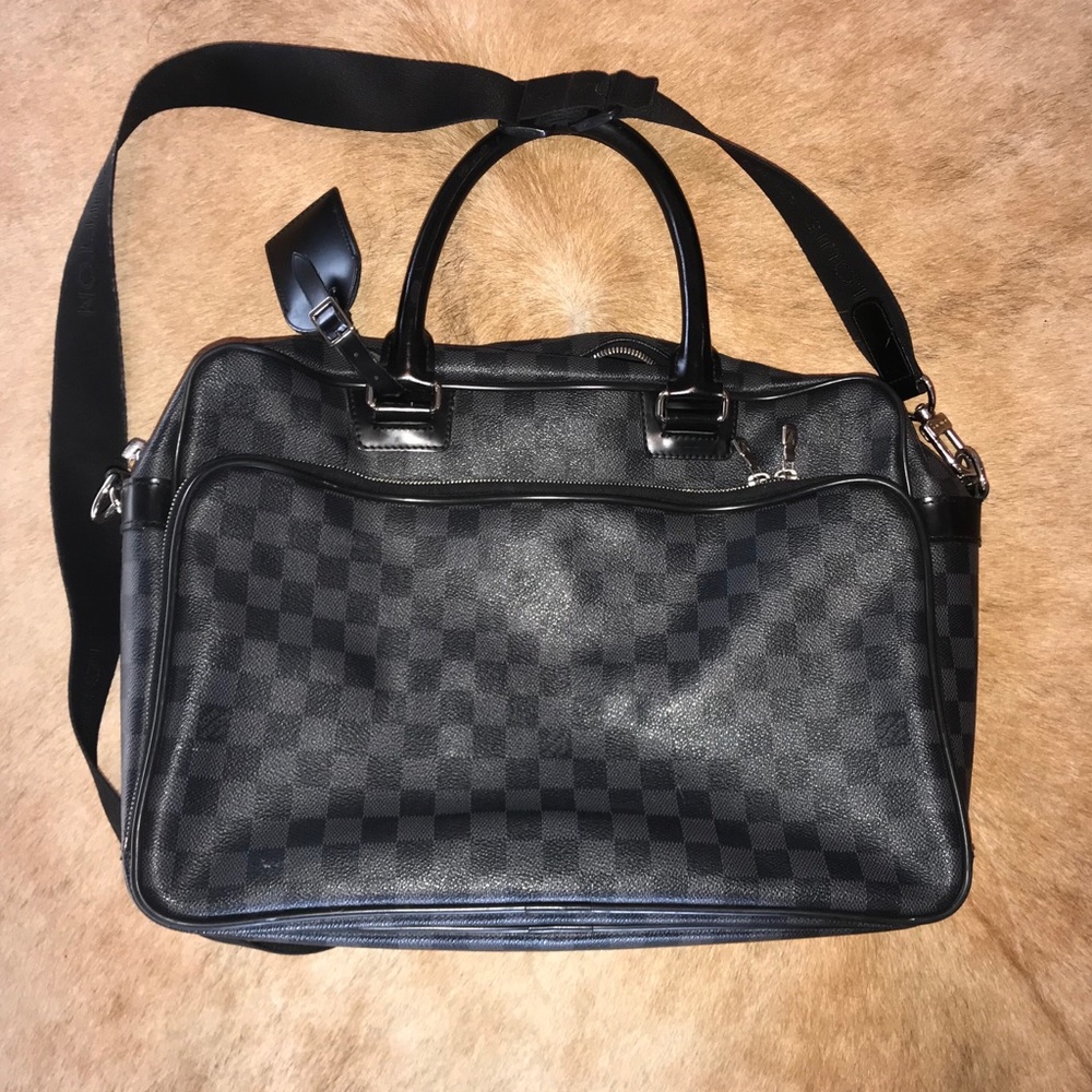 authentic LV brief case